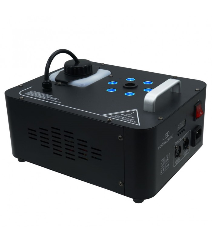 GOLDEN CENTURY F1200LQ-6 MACCHINA DEL FUMO 1200 WATT DMX 6 LED RGB 3 WATT GETTO VERTICALE TIPO GEYSER CO2