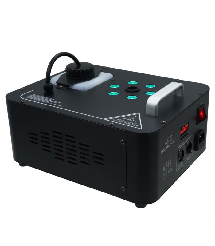 GOLDEN CENTURY F1200LQ-6 MACCHINA DEL FUMO 1200 WATT DMX 6 LED RGB 3 WATT GETTO VERTICALE TIPO GEYSER CO2