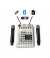 AUDIODESIGN PRO PAMX2.12/2UHF-2 MIXER AUDIO USB MP3 CON RADIOMICROFONI