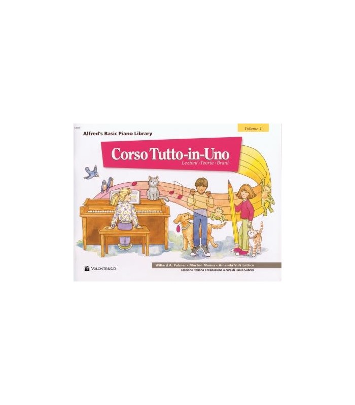 ALFRED'S BASIC CORSO TUTTO IN UNO PIANOFORTE VOL. 1