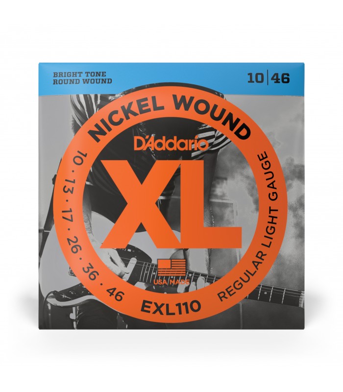D'ADDARIO EXL110 REGULAR LIGHT CORDE PER CHITARRA ELETTRICA