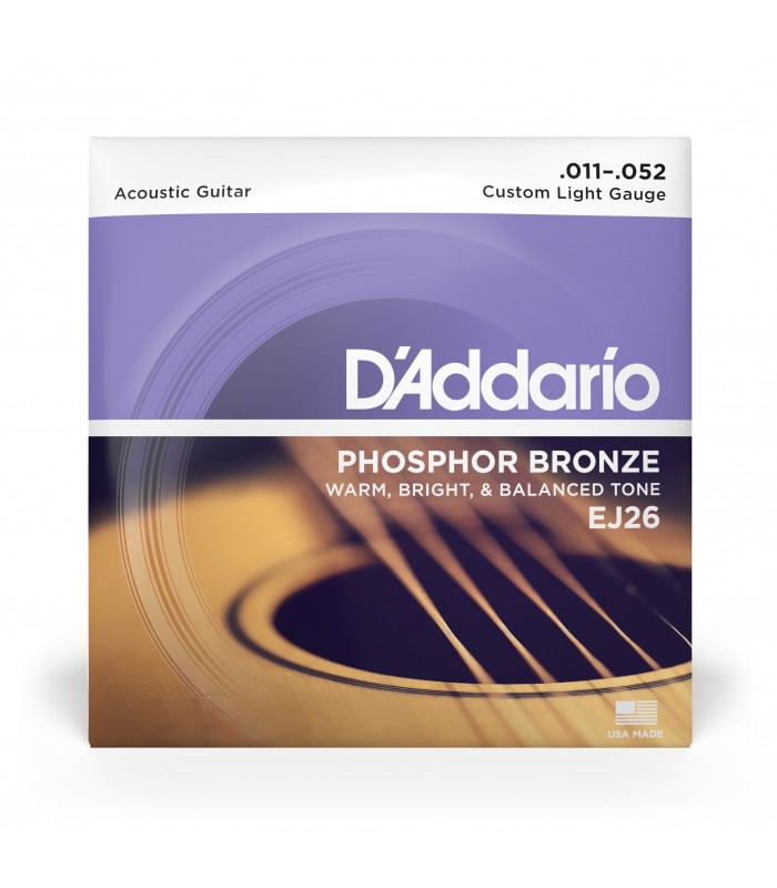 D'ADDARIO EJ26 CORDE PER CHITARRA ACUSTICA 11-52