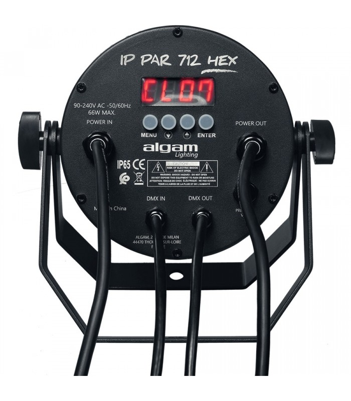 Algam Lighting IP-PAR-712-HEX Proiettore Par LED per Esterni DMX