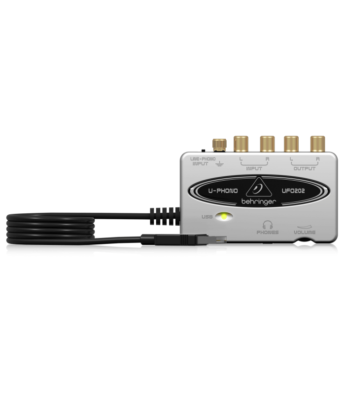 BEHRINGER UFO202 U-PHONO INTERFACCIA AUDIO USB PER GIRADISCHI