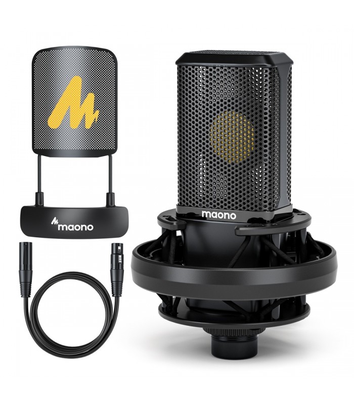 MICROFONO PROFESSIONALE A DIAFRAMMA LARGO MAONO AU-PM500