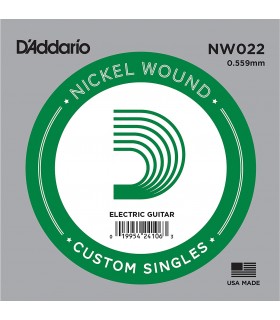 D'ADDARIO NW022 CORDA SINGOLA PER CHITARRA ELETTRICA .022 NICKEL WOUND
