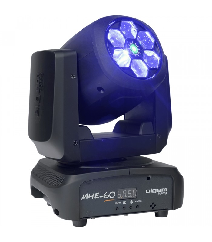 Algam Lighting MHE60 WASH Testa Mobile 60W + Laser