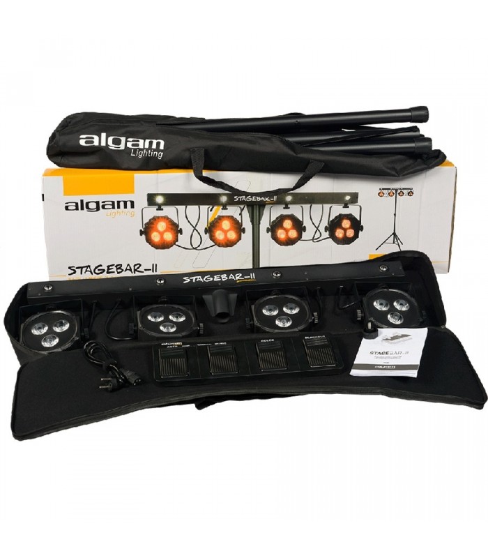 Algam Lighting STAGEBAR-II Set Illuminazione Par LED DMX