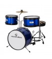 SOUNDSATION JDK313 MB BATTERIA ACUSTICA PER BAMBINI BLU METALLIZZATO
