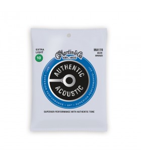 MARTIN MA170 CORDE PER CHITARRA ACUSTICA 10-47 AUTHENTIC SP EXTRA LIGHT BRONZE