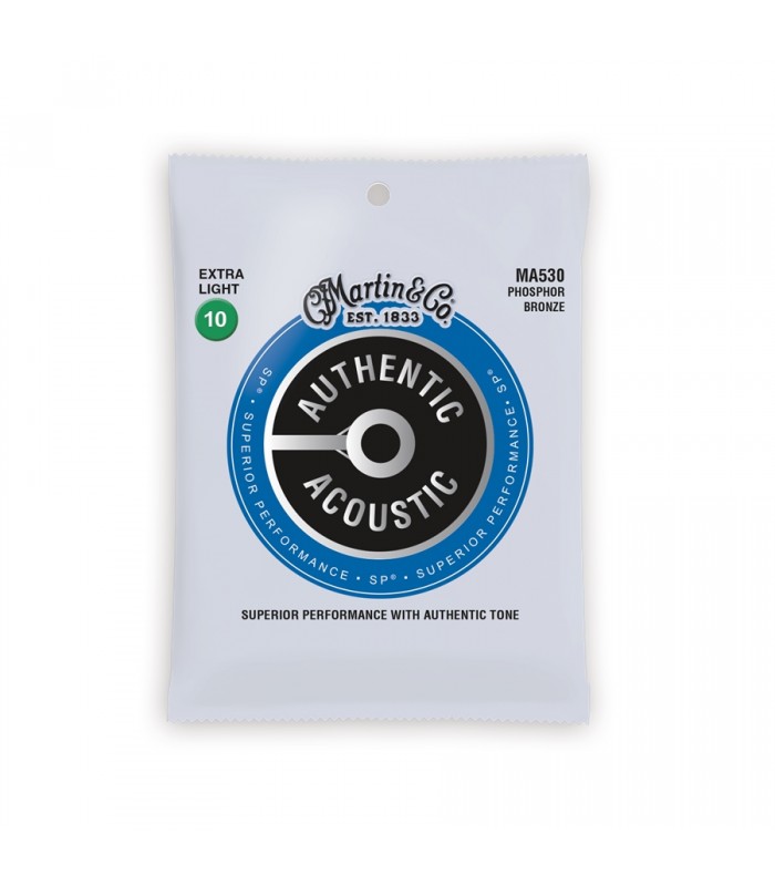 MARTIN MA530 CORDE PER CHITARRA ACUSTICA 10-47 PHOSPHOR BRONZE