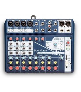 SOUNDCRAFT NOTEPAD 12FX MIXER AUDIO 12 CANALI USB CON EFFETTI VOCE