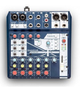 SOUNDCRAFT NOTEPAD 8FX MIXER AUDIO 8 CANALI USB CON EFFETTI VOCE