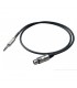 PROEL BULK210LU1 CAVO AUDIO JACK STERO 6,3 XLR 3P FEMMINA 1METRO