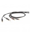 DIE HARD DHS535LU5 CAVO AUDIO PROFESSIONALE 2 RCA / 2 JACK MONO 6.3MM 5MT