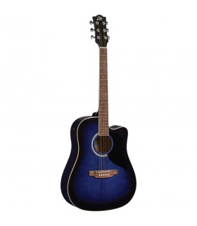 EKO RANGER CW EQ BLU SUNBURST CHITARRA ACUSTICA ELETTRIFICATA CUTAWAY