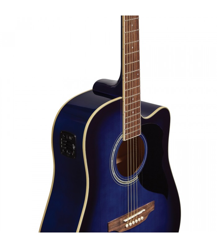 EKO RANGER CW EQ BLU SUNBURST CHITARRA ACUSTICA ELETTRIFICATA CUTAWAY