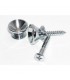 SOUNDSATION EP-B2C ENDPIN PER AGGANCIO TRACOLLE CROMATO