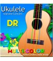 DR STRINGS UMCSC MULTICOLOR MUTA DI CORDE PER UKULELE SOPRANO / CONCERTO