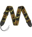 FENDER 0990681000 TRACOLLA 2" MONOGRAMMED BLACK/YELLOW/BROWN