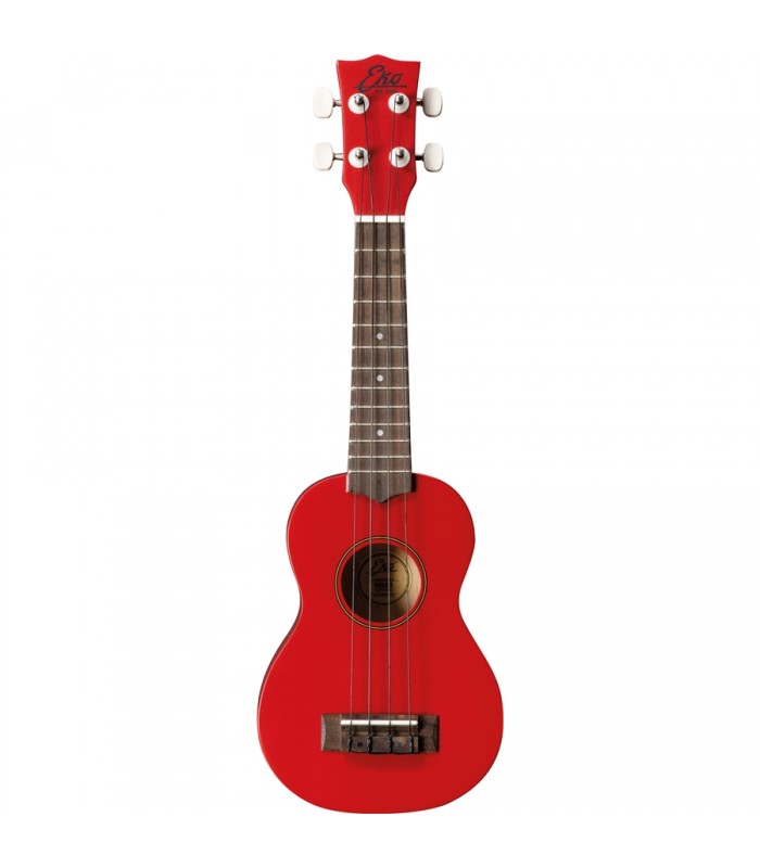 EKO UKU PRIMO UKULELE SOPRANO ROSSO CON CUSTODIA