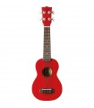 EKO UKU PRIMO UKULELE SOPRANO ROSSO CON CUSTODIA