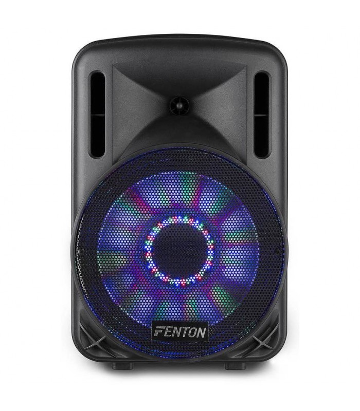 FENTON FT12LED CASSA PORTATILE A BATTERIA 12'' 700W USB MP3 BT RADIOMICROFONO