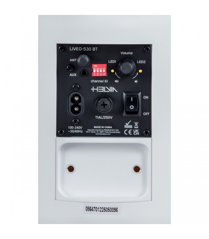 COPPIA DIFFUSORI ATTIVI A PARETE 5.25" HELVIA LIVEO-530 BTWH BIANCO