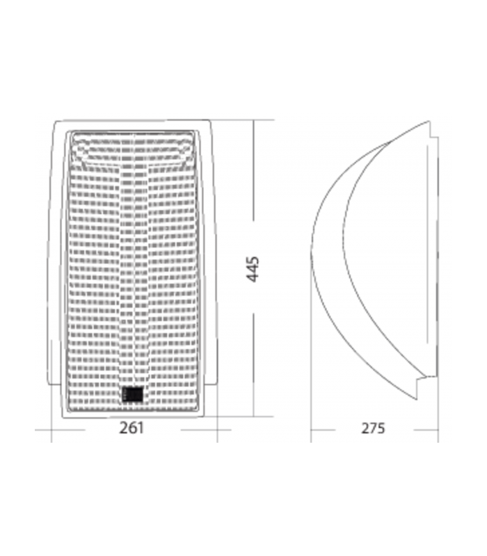 PROAUDIO COMPACT88T WH DIFFUSORE PASSIVO PER INSTALLAZIONE PA