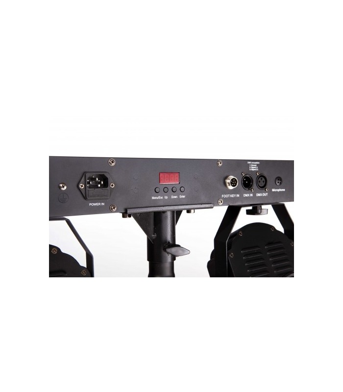 SAGITTER SG LEDKITHP3C LED KIT 3x6W RGBW DMX CON PEDALIERA + BORSA