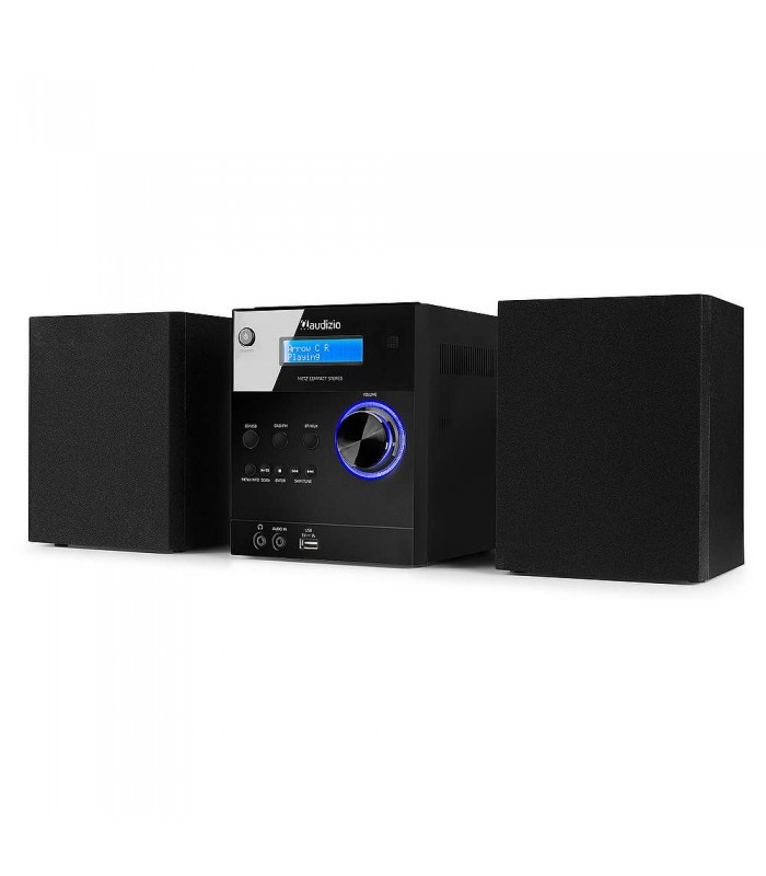 Audizio Metz Compact Stereo DAB,CD,BT Black