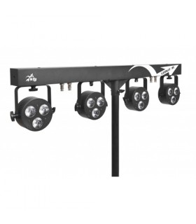 SAGITTER SG LEDKITHP3C LED KIT 3x6W RGBW DMX CON PEDALIERA + BORSA