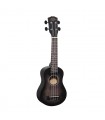 SOUNDSATION MHW BK UKULELE SOPRANO NERO CON BORSA