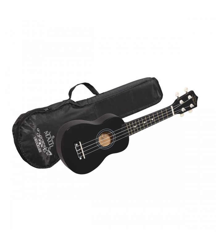 SOUNDSATION SUNNY 10 BK UKULELE SOPRANO NERO CON BORSA
