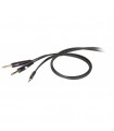 DIE HARD DHG545LU18 CAVO AUDIO PROFESSIONALE MINI JACK 3.5mm 2 JACK 6,3mm