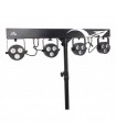 SAGITTER SG LEDKITHP3BAT KIT 4 PAR LED 3x6W RGBW A BATTERIA