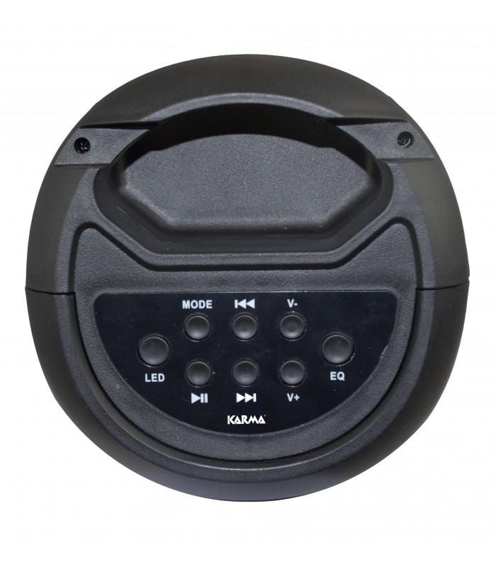 KARMA VORTEX 4 CASSA PORTATILE A BATTERIA USB MP3 BLUETOOTH MICROFONO