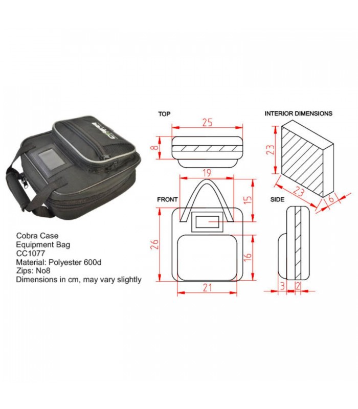 COBRA CC1077 BORSA PER MIXER 250x250x90mm