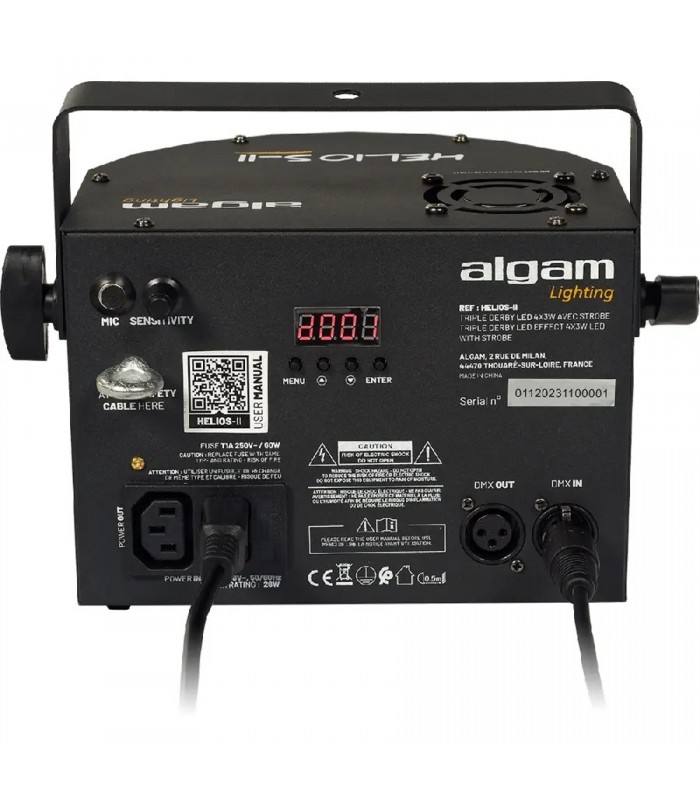 ALGAM LIGHTING HELIOS II EFFETTO LUCE LED DERBY DMX