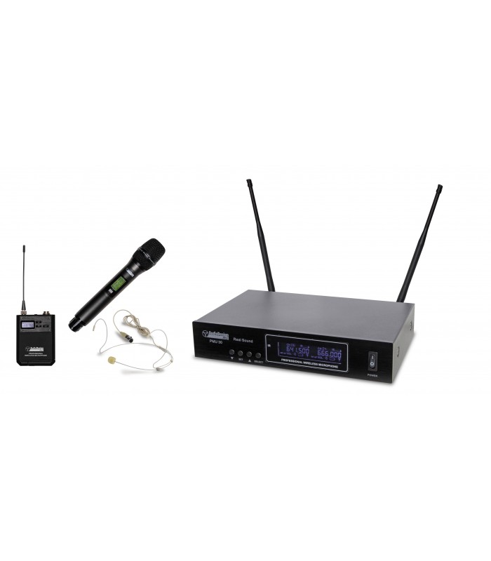 AUDIODESIGN PMU 312 HBH DOPPIO RADIOMIC GELATO + ARCHETTO 100+100Ch. UHF