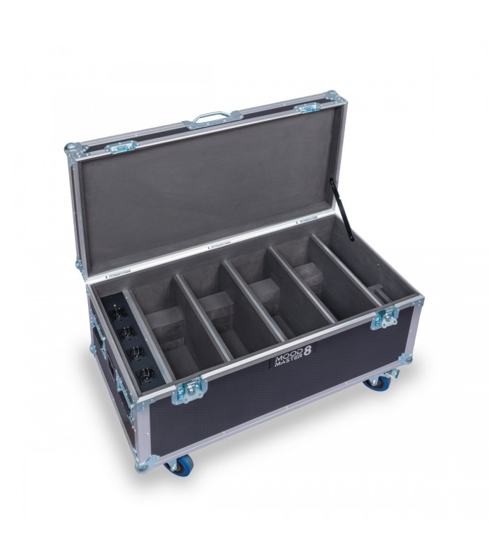 FLIGHT CASE CENTOLIGHT PER 4 MOODMASTER 8 MOMST8-CASE