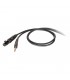 DIE HARD DHG210LU3 CAVO AUDIO XLR FEMMINA / JACK MASCHIO STEREO 6,3mm 3mt