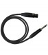 ZZIPP MZZX500 CAVO AUDIO XLR FEM / JACK MONO 6,3mm 5mt