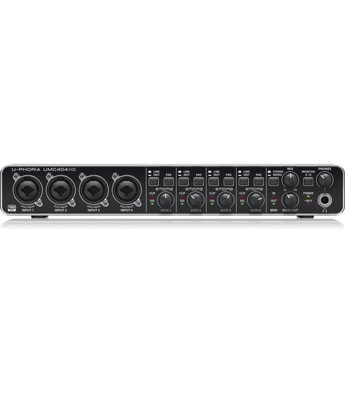 BEHRINGER UPHORIA UMC404HD INTERFACCIA AUDIO 4x4 MIDI/USB