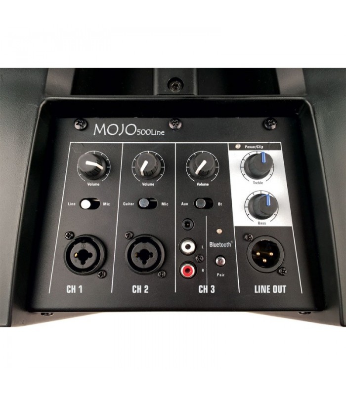 AUDIOPHONY MOJO500 LINE SISTEMA PORTATILE BLUETOOTH 500W CASSA + SUBWOOFER