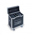 FLIGHT CASE PER 2 TESTE MOBILI CENTOLIGHT TWILIGHT 360 L PRO