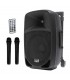 ITALIAN STAGE IS FR15AWV2 CASSA PORTATILE A BATTERIA 15'' 200W 2X MIC USB MP3 BT
