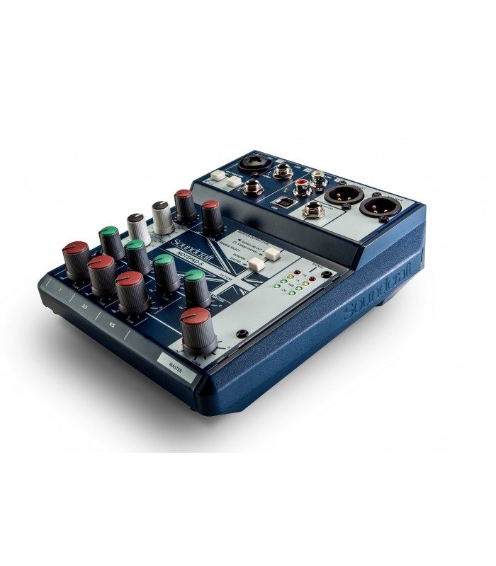 SOUNDCRAFT NOTEPAD 5 MIXER AUDIO 5 CANALI USB