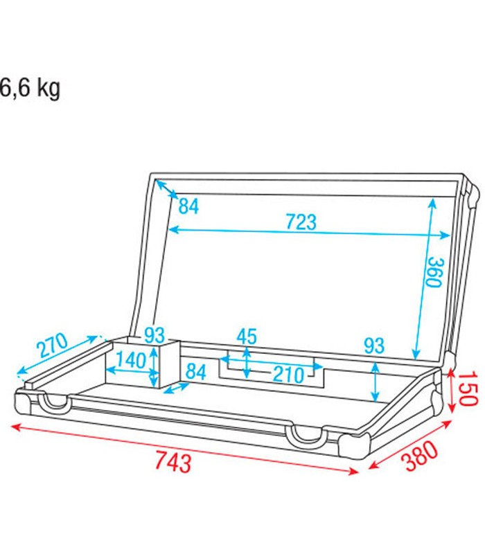 SHOWTEC LCA SM48 FLIGHTCASE PER SHOWMASTER 48