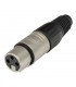 PROEL XLR3FV CONNETTORE XLR 3P PRESA VOLANTE